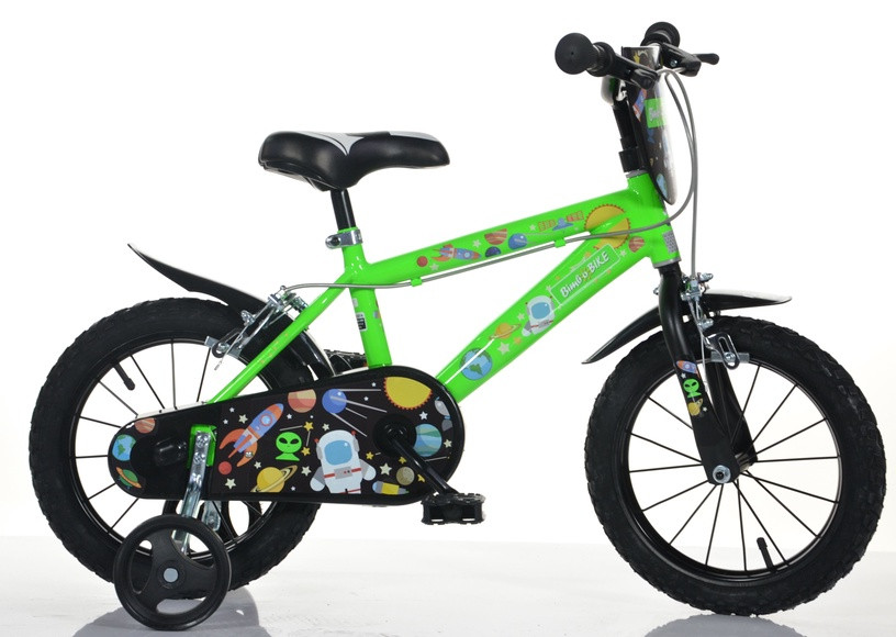 Laste jalgratas Bimbo Bike Cosmos 77335, roheline, 14"