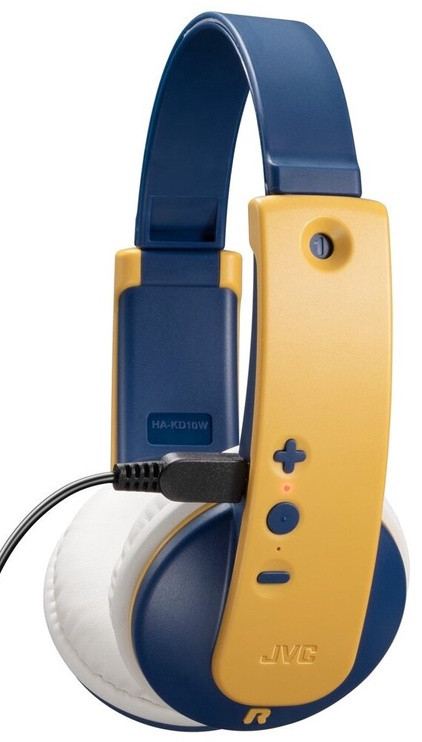 Juhtmeta kõrvaklapid JVC HA-KD10W, sinine/kollane