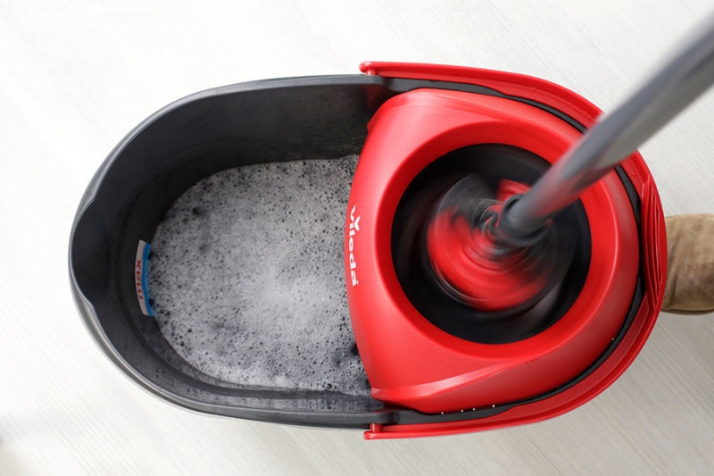 Põrandapesu komplekt Vileda Ultramat Turbo, must/punane