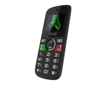 Mobiiltelefon Nous NS1736, must, 32MB/32MB