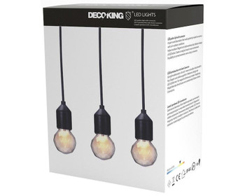 Valgusti DecoKing LED Garden Extension GD/ES/ST/WW/10L;3M, 6W, LED, IP44, valge