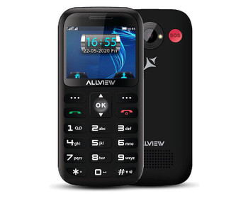 Mobiiltelefon Allview D3 Senior, must, 8MB/160MB