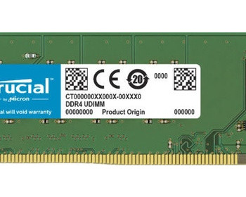 Operatiivmälu (RAM) Crucial CT8G4DFRA32A, DDR4, 8 GB, 3200 MHz